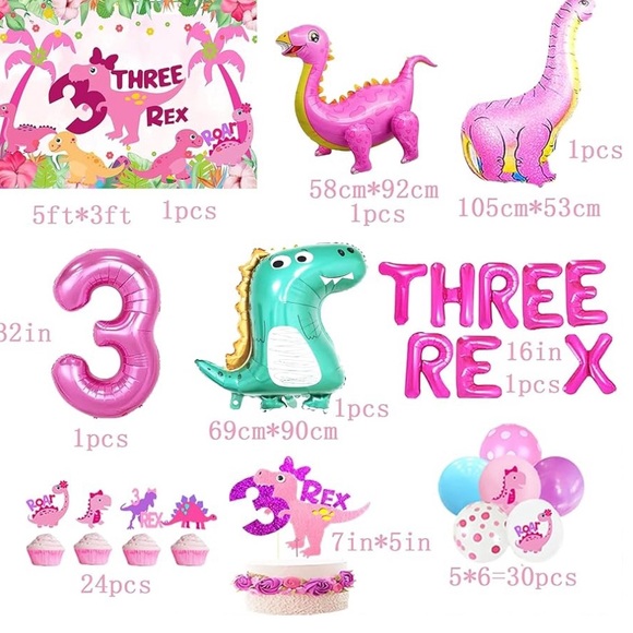 Pink Dinosaur theme party - Picture 3 of 3